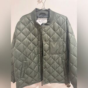 NEW! Forrest Green Men’s American Eagle Bomber Jacket/Puffer